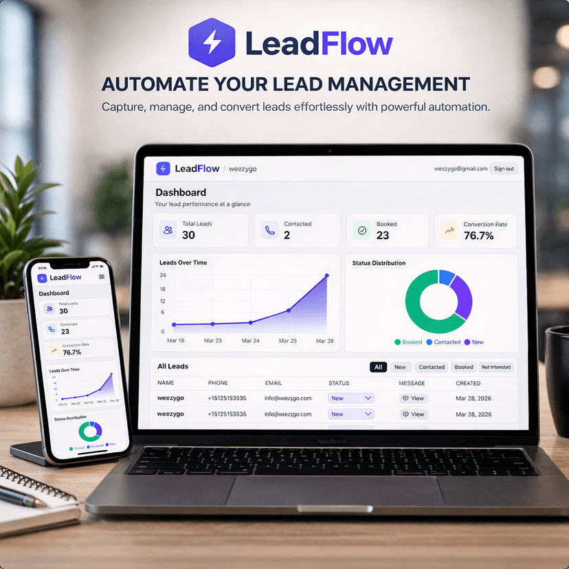 LeadFlow – Automated Lead Management & Conversion System
